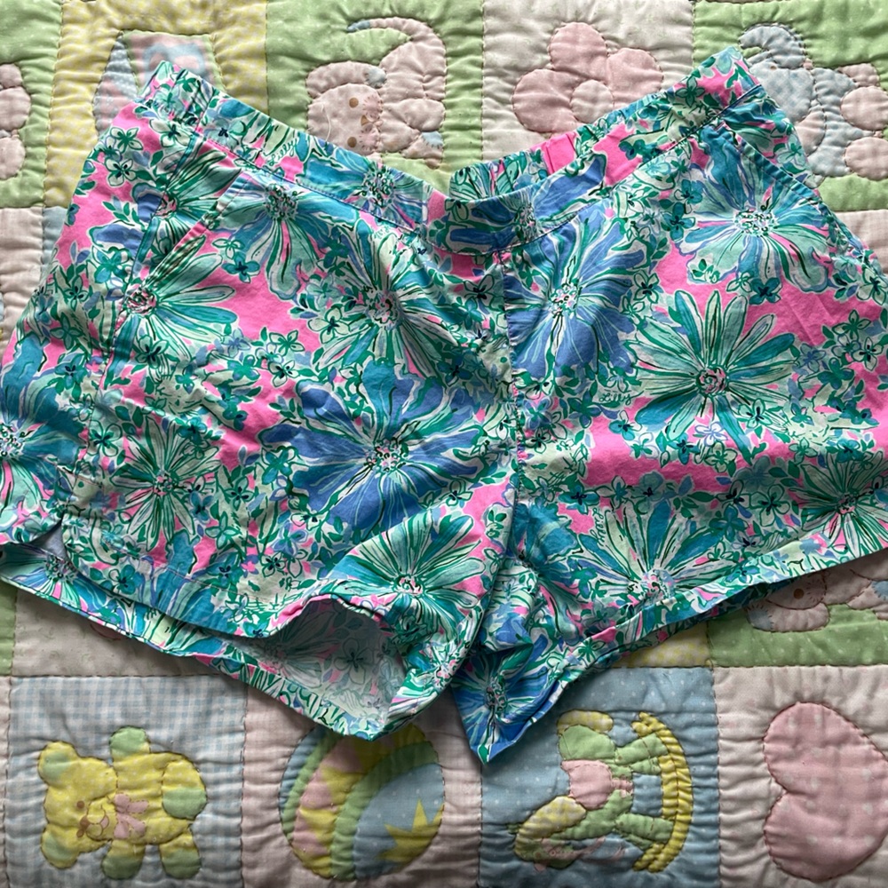 LILLY PULITZER XL SHORTS BLUE
